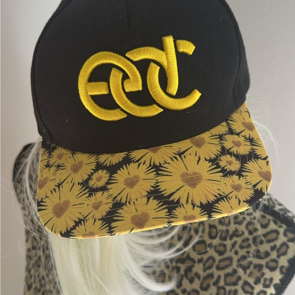EDC Black and Yellow Snapback Hat